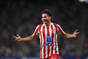 马竞训练首发阵容:冈萨雷斯在列,小蜘蛛+格列兹曼锋线搭档